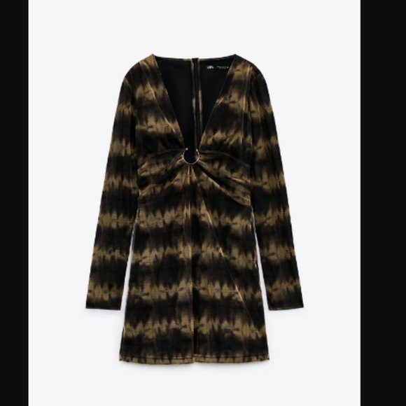 BLOGGER'S FAVE! Zara Printed Tulle Mini Dress NWT - Picture 16 of 16